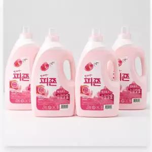 피죤 섬유유연제 핑크로즈 3100ml 4개