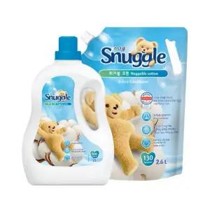 스너글 초고농축 섬유유연제 허거블코튼 2L + 2.6L
