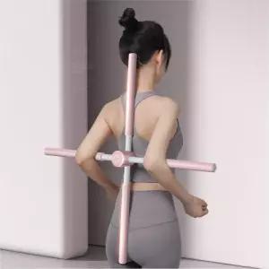 스트레칭봉 요가봉 십자봉 스틱 바른자세 척추 굽은 어깨 십자 요가봉 밸런스바