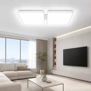 LED 거실등120W 30mm 초슬림 시스템 사각 천장조명 전등교체