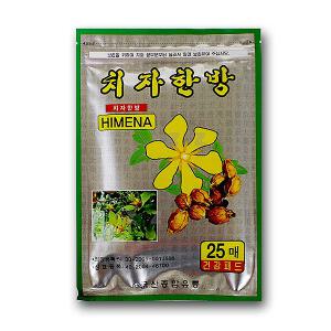 치자 한방패드 25P/건강패드/파스/홍삼파스/홍삼