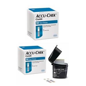 Roche 로슈 아큐첵 Accu-Chek 가이드 Guide 혈당시험지 혈당측정검사지 100매 - 27년 09월
