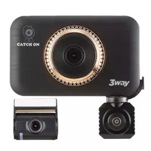 캐치온 3WAY 3채널 와이파이 블랙박스 64GB+동글이