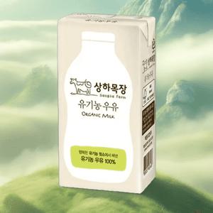 상하목장 황금햇섭 유기농우유 48팩 (200ml  x 48)