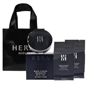 헤라 블랙쿠션 파운데이션 팩트 본품15g +리필15g x2개 +선물용쇼핑백 증 정 23N1베이지 SPF34