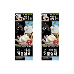 [미쟝센] 미쟝센 올뉴 쉽고빠른거품염색 2N 흑색 2개