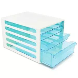 마이룸 EL 4단 아이보리 서류함 파일 문서 정리 보관/서랍/정리함/사무용품/소품/부품/박스/부품한/다용도