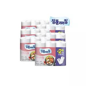 잘풀리는집 키친타올 150매 4+2롤 X 6개
