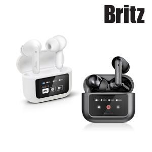 브리츠 BZ-UI10 화이트 블루투스 무선 이어폰 마이크로폰 코드리스 통화 음악 영화 게이밍 노이즈캔슬링