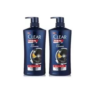 클리어 맨 딥클린 샴푸 비듬 두피케어 650ml 2개