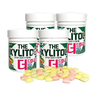 오리온 자일리톨 102g 3가지맛(펌프통) x 4통 간식 후식용껌 임내세제거 도움