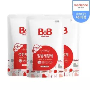 비앤비 젖병세정제 거품형 리필 400ml 3개묶음