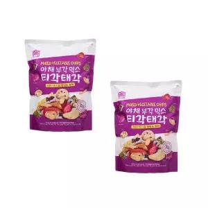 마마초이스 티각태각 야채부각 450g x 2개 학교 사무실 탕비실 간식 과자 티타임 디저트 캠핑 파티