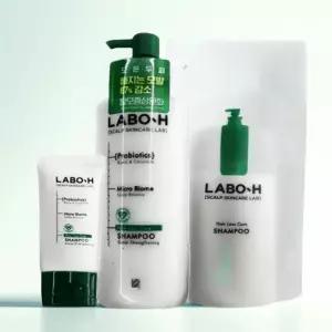 라보에이치 탈모증상완화 샴푸 두피강화 본품400ml+리필 400ml +휴대용50ml
