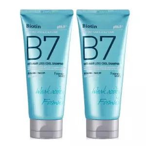 B7 약산성 쿨 탈모 샴푸 200ml x 2개 (초특가 브랜드 세일)