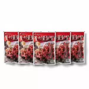 원앙닭발 뼈있는 송이 불닭발 280g x 5팩