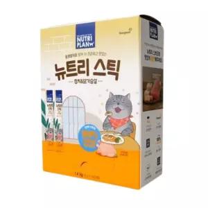 뉴트리플랜 뉴트리스틱 참치와 닭가슴살 14g, 100개입,1박스