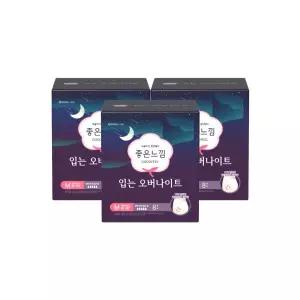좋은느낌생리대 입는 오버나이트 중형 8개입x3개