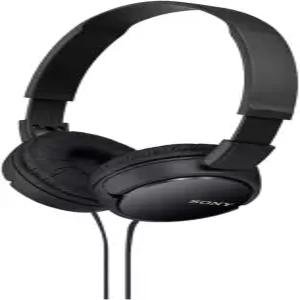 소니 ZX 시리즈 유선 온이어 헤드폰 블랙 MDR-ZX110
