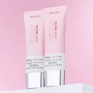 [NS홈쇼핑](1+1)리코셀 글로우드롭 광채+톤업 선크림 50ml/SPF50+ PA++++ 파데프리 민감성..[35485751]