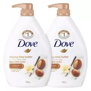 도브 바디워시 릴랙싱 쉐어버터 바디클렌저 1000ML 2개