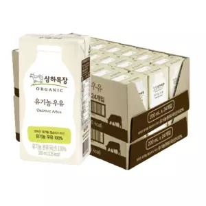 상하목장 유기농 우유, 200ml, 24개,2개