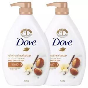 도브 바디워시 대용량 바디클렌저 시어버터 1000ml 2개