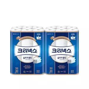 크리넥스 울트라클린 27m 30롤 x 2팩