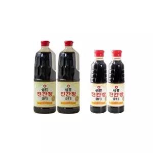 샘표 진간장 금 F3 1.7L 2개+ 금 F3 500ml 2개