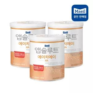 [브랜드정품]매일유업 앱솔루트 특수 분유 에이치에이 HA 신생아 아기 유단백 알러지 400g, 3개