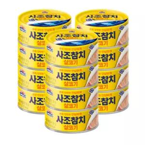 사조 살코기 참치 안심따개 100g, 12개