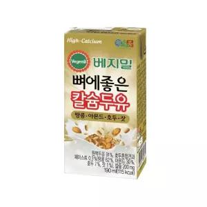 베지밀 아몬드호두잣 뼈에좋은 칼슘두유 190mlx80팩