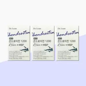 닥터린 콘드로이친 1200 콘레이티+MBP 1,200mg x 30정 x 3박스 철갑상어 연골 부모님
