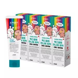 크리오 엑스퍼트 어린이 치약 고불소 충치케어 트로피칼 후르츠향 100g X 4개