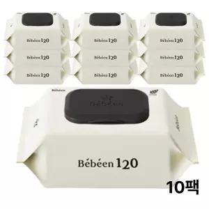 베베앙120 아기물티슈 캡형 120매 10팩