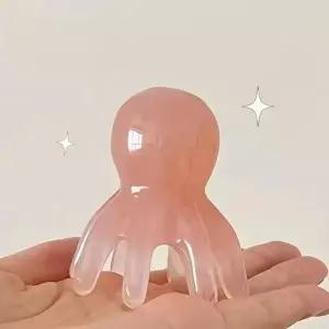 고품질 문어 만능 두피 마사지 지압 괄사 경락 마사지기 두피괄사 얼굴괄사 림프순환 괄사 WFNZ5T4