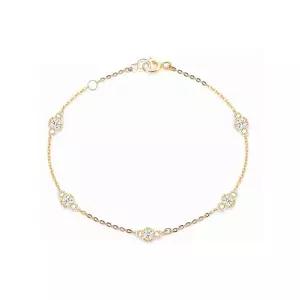 [롯데백화점]로이드 [GB] 로렛 DIAMOND 14K GOLD 팔찌 LWF25001D