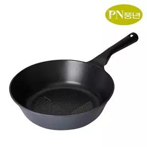 [PN풍년]PN풍년 통주물 IH 인덕션 가스 궁중팬 30cm / 마레 히트팬 무쇠 웍 튀김냄비 중식 중화 추천 볶음