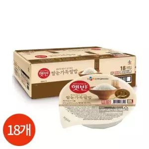 [텐바이텐]CJ 햇반 쌀눈가득 쌀밥 210g x 18개