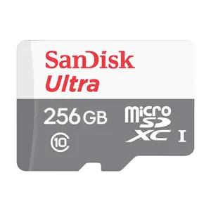 샌디스크 마이크로 SD카드 256GB 핸드폰 CCTV 블랙박스 외장 메모리카드 QUNR