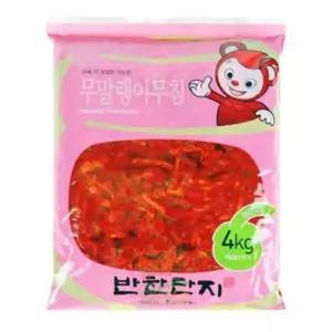 무침 (냉장)반찬단지 무말랭이무침4kg