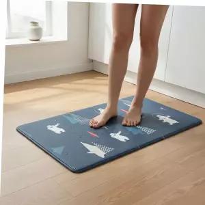 거실 고밀도 푹신한 양면 14T 주방매트 발매트 PVC 95x45