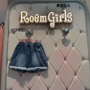 로엠걸즈 DP01 레이스 롤업 3부데님팬츠 레이스 롤업 3부데님팬츠  RGTJ2653P