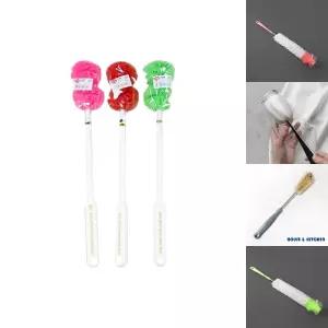 (3EA) 쌍방울 병솔/브러쉬/유리병솔/컵솔/물병솔/세척솔/젖병솔/스펀지/텀블러/회전/병브러쉬/젖병/세척
