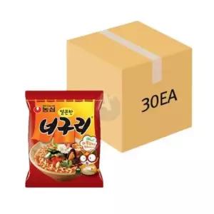너구리30개입 농심 너구리 30개입 한박스 봉지라면 120g (1BOX)