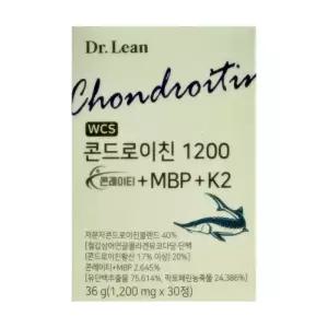 닥터린 콘드로이친 1200 콘레이티+ MBP+K2 1200mg x 30정 x 1박스