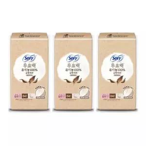 바디피트 메온셀 쏘피 100순면커버 무표백 팬티라이너, 일반, 84매, 3개