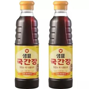 학교 국간장 샘표 간장 샘표국간장 500ML 2개 국찌개용 수앤서23