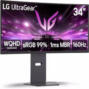 LG 34G600A-B 34인치 울트라기어 WQHD(3440 x 1440) 커브드 게이밍 모니터 160Hz AMD 프리싱크 프리미엄