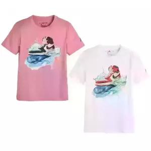 [백화점 상품] 나이키 키즈 조던 AJ1 웨이브 반팔 티셔츠 N252TS343P
